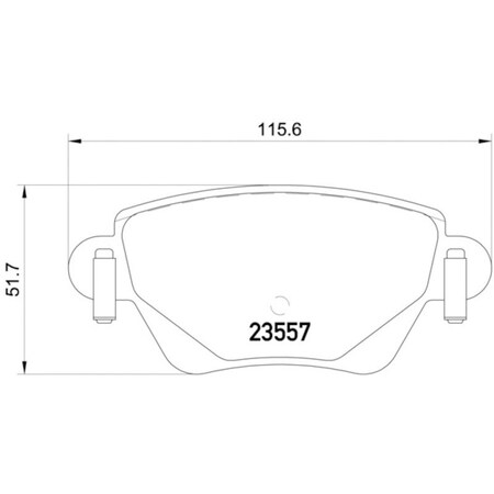 Pagid Brakes Disc Brake Pad, 355009081 355009081